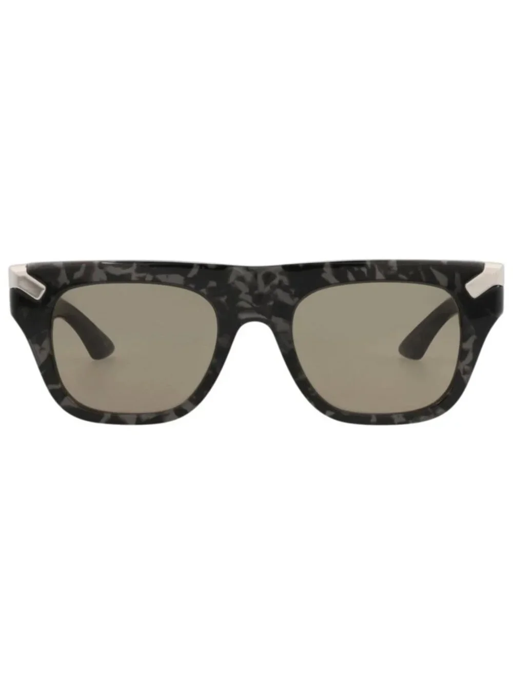 New Alexander McQueen Women's Sunglasses Square Rectangle Recycled Acetate Frame